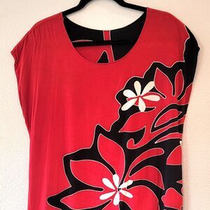 ❌️SOLD❌️ Ha Wahine Dress Red Size Large